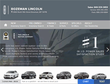 Tablet Screenshot of bozemanlincoln.com